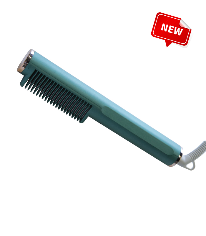 ZUOER ZR-009 مشط تمليس الشعر الكهربائي فرشاة تمليس الشعر الكهربائية بالجملة مع التحكم في درجة الحرارة بـ 6 مستويات